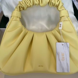 JW PEI GABBI shoulder bag NWT in butter yellow.